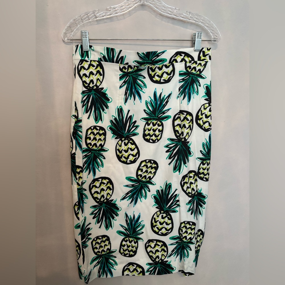 Milly Tropical Print Skirt